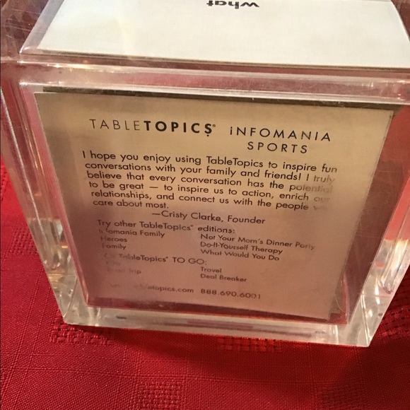 TableTopics Infomania Sports version, trivia game - Picture 5 of 6